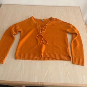 Charlotte Russe orange sweater